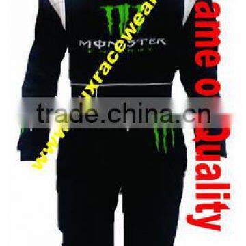 Cool Black Kart Racing Suit