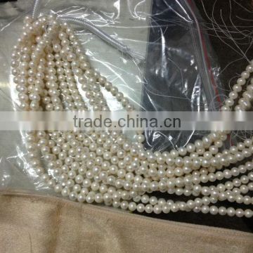 PEARL JEWELRY High quality ivory fresh water round pearl