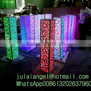 Elegant Weddings Hall Crystal Beaded Wedding Aisle Pillar for Weddings Decor