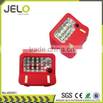 Ningbo JELO Super Bright 14LED Work Light Outdoor lantern With Multiaspect Magnet