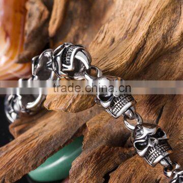 Latest Hot Sale Top Designer Good Quality Skull Shamballa Bracelet photo-3
