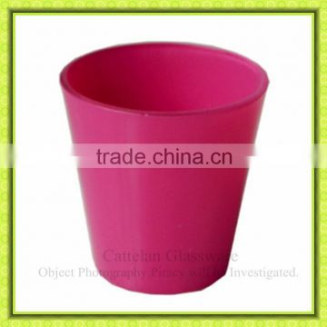 Tableware,pink colored glass vase