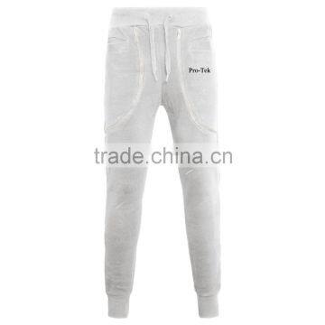 Luxe Fitted Tracksuit Bottoms, Gym Shark Mens Pants Sport Jogging Sweatpants Trousers