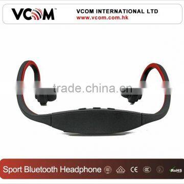 VCOM 2015 Fashion Sports MP3 Wireless Headphones with Factory Price