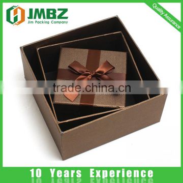 Customised cardboard square gift box