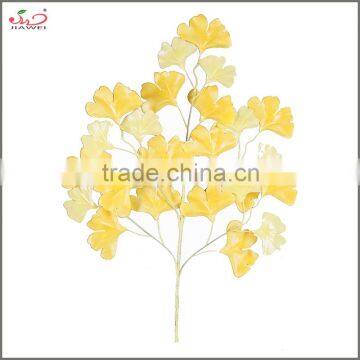 2016china cheap high quality and hot sale Artificial yellow Leaves