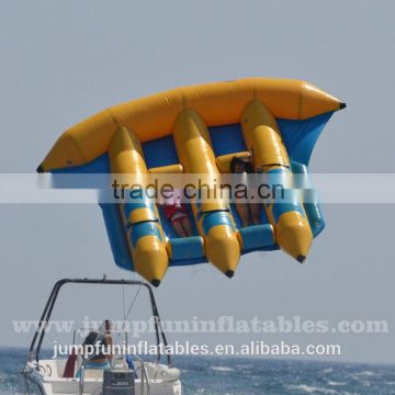 Aqua sports adults inflatable flyfish cheap selling,Inflatable water banana flying fish 6 persons