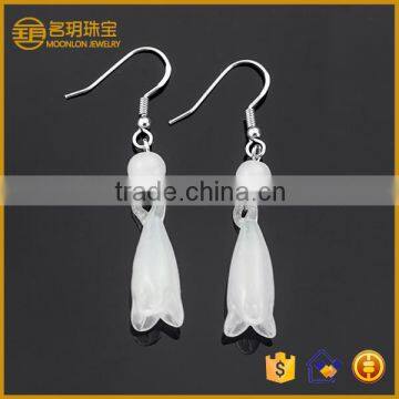 2015 New azure stone pendant earring jewelry with 925 silver earring hook