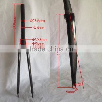 fixed gear carbon fork,700C carbon road bike fork