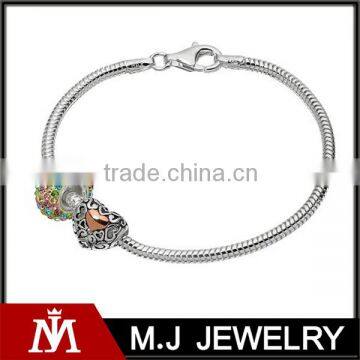 Hot sale bracelet women's stainless steel rhinestone snake bracelet