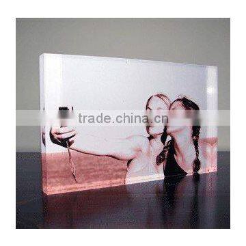 Panoramic Acrylic Photo Block/ picture frame block VJC1116030