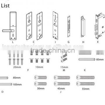2016 New StZinc Alloy Metal Casing High Quality Electronic RFID Card Hotel Door Lock With Access Control photo-4