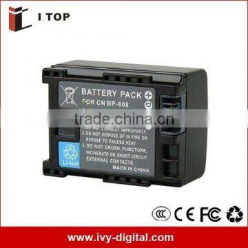 Camera Battery for Canon BP-808 FS10 FS100 FS11