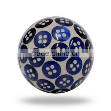 Round Ball Blue Button Knob photo-3
