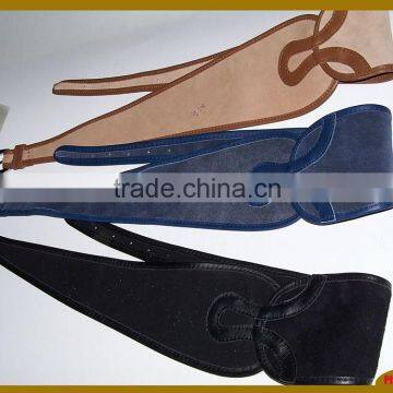 waist belt with wide front-pu buckle