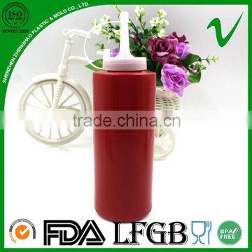 cylinder durable hot sale ketchup plastic bottle for sale