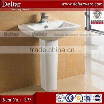 High Quality Cheap Wash Pedestal Basin Sink_KTV Outdoor Pedesta Basin_Hotel Family Bathroom Wash Basin