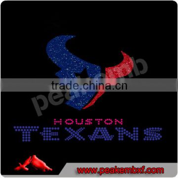 Hotsale Hotfix Texans Iron On Motif Custom Design