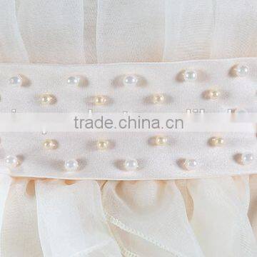 High Quality Girl's Trailing Wedding Dress Kids Wedding Dress Summer Flower Girl Dress Skirt Gauze White Trailing Skirt Girls