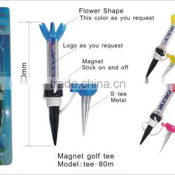 Magnet golf tee