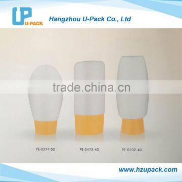 40ml, 50ml PE body lotion bottles, sunscreen bottles