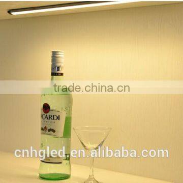 Linkable super slim led under cabinet lighting china with IR sensor switch and connector