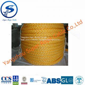 PP Multifilament Rope，Marine Rope12 Strand，12 strand polyester Mooring Rope， nylon haws 12strand ropes