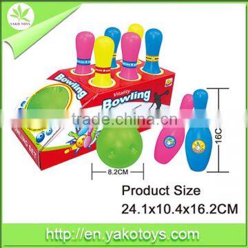 2014 best sport game for children super design and good workmanship PP material bowling ball with all certificate