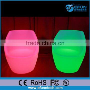 nightclub/bar/wedding/party led bar chair,portable led colored salon chairs