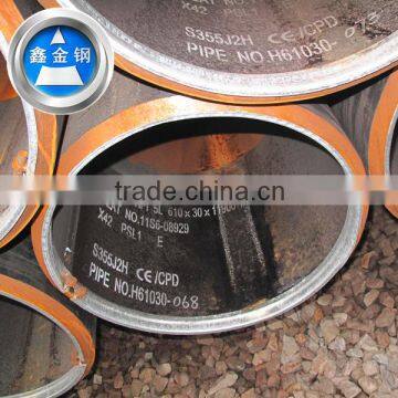 API5L GR.B fluid pipeline / the bottom price API 5L X42 OD610*30*11900MM LSAW PIPE