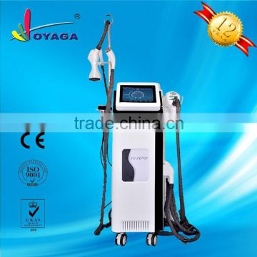 vacuum roller + cavitation + rf + infrared multi functional machinery