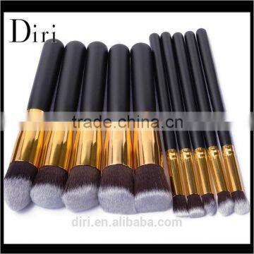 Private Label Makeup Brushes Set 10Pieces Foundation Concealer Eyeshadow Eyelash Brushes