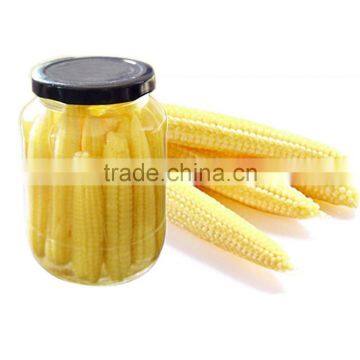 2016 New Crop Canned Baby Corn in Glass Jars