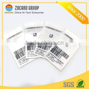 UHF RFID Passive woven Clothing label Tag