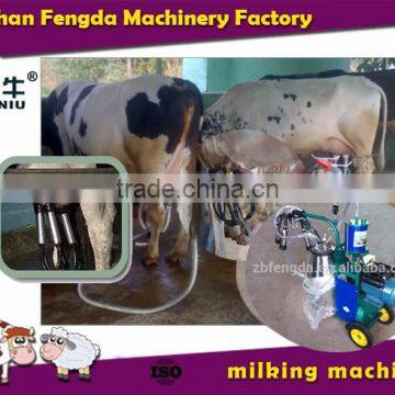 Electric Milking Milker Machine Cows Bucket