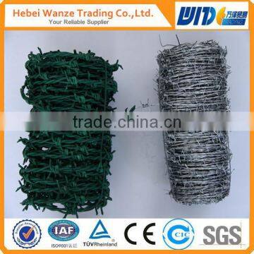 ISO9001 certificated barb wire/single barned wire/Anping manufacture