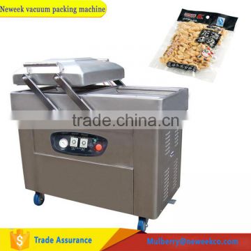 Neweek double chamber pickle sealing peanut vacuum packing machine