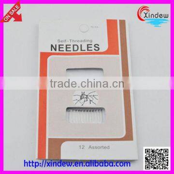 12pcs assorted self-threading needles (XDBF-005)