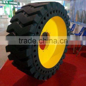 Side-Wall Aperture Holes Structure Soft-Riding Solid Industrial Tires 17.5-25 20.5-25 photo-2