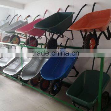 China Steel Wheelbarrow Cheap Hand Trailer WB6400 for Sale photo-6