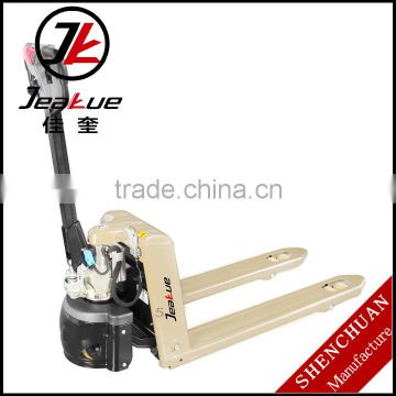 China hot sale 1500kg CE Semi electric pallet jack