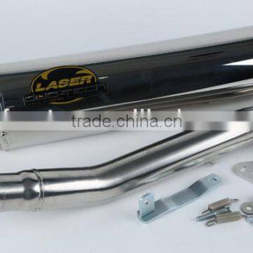 For SUZUKI GSF1200 BANDIT 2004-2005 SM Motorcycle Exhaust Pipe LASER Duo-Tech slip-on muffler + cat.