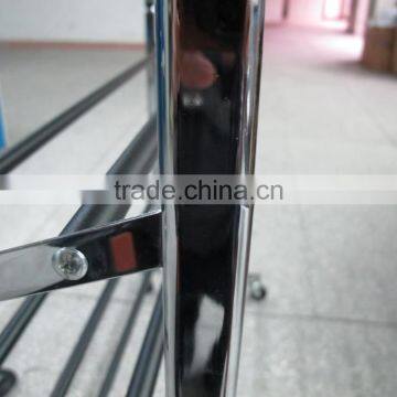 Vivinature 50 Pairs Rolling Shoes Rack and Chrome Shoes Tower photo-6