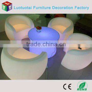 High Quality Lighting Led Furniture/ Color Changing Led Sofa / Rechargeable Outdoor Led Chair photo-6