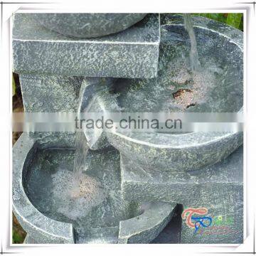 Wholesale Bowl Stone Led Artificial Waterfall Lighting Fountain photo-3