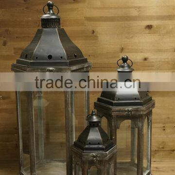 Customized Home Decoration Garden Professional Antique Wooden Lantern