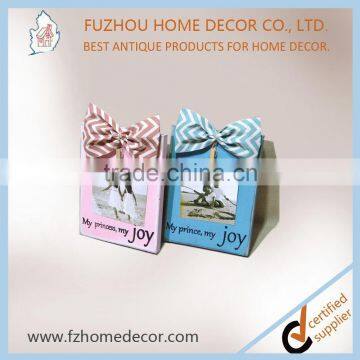 Fashion New Style Antique Wooden Frame With Hemp Rope and Wood Clips Decor of Metal Letter photo-3