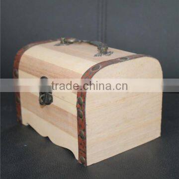 Handmade hot selling antique wood jewelry box with handle