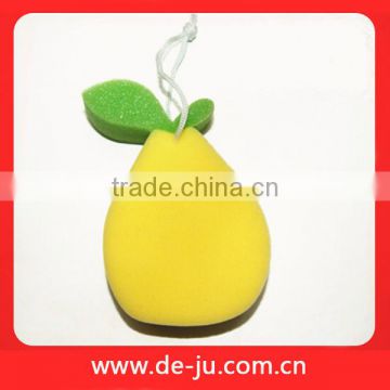 Yellow Pear Shaped Cleaning Super Absorbent Sponge