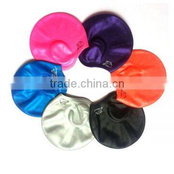 Hot selling printing silicone swim cap / swimming cap silicone